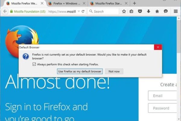 Set Firefox Default Browser Windows Vista