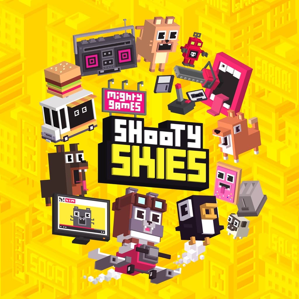 Shooty Skies Arcade Flyer