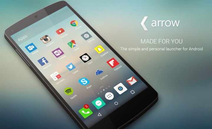 Arrow launcher Google