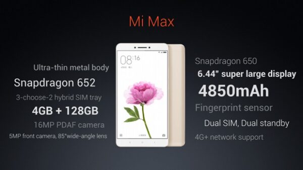 Xiaomi Mi Max 2 rumors