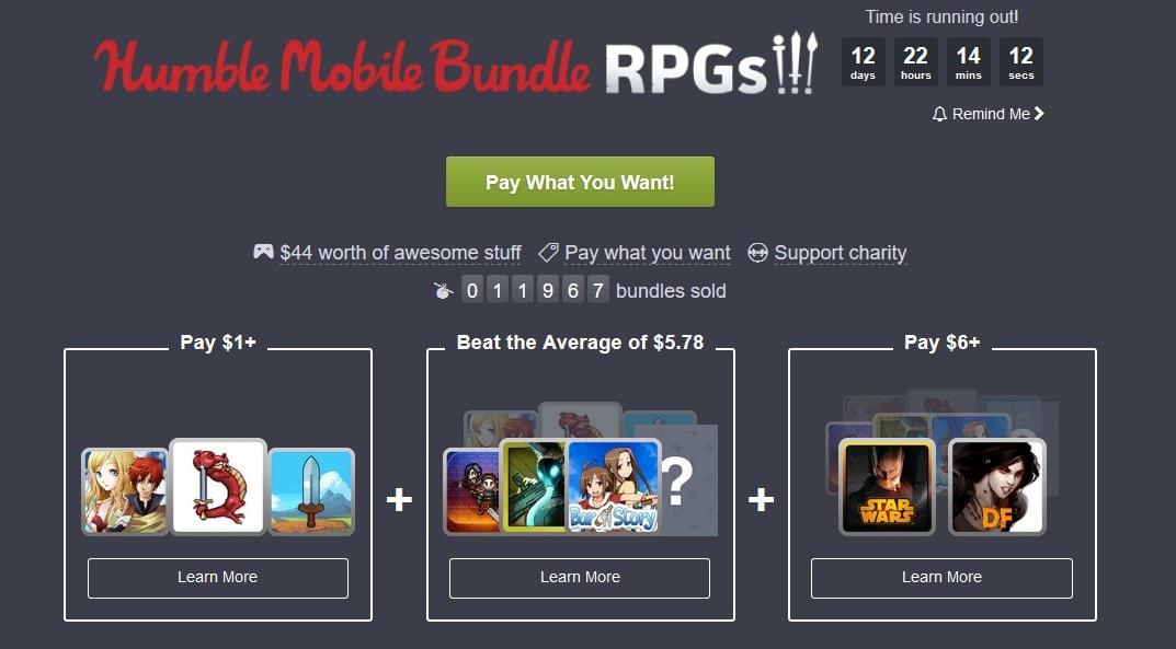 humble bundle rpg