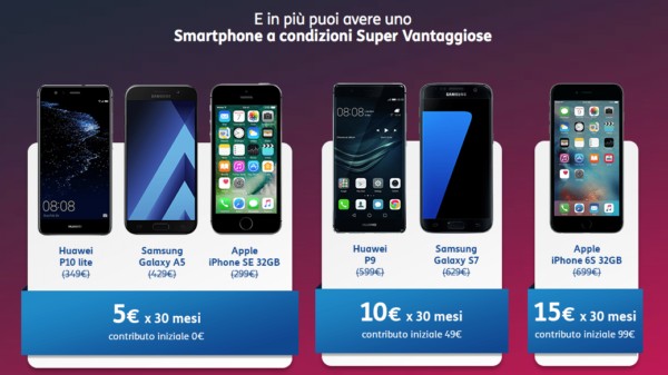 TIM, smartphone a prezzi vantaggiosi