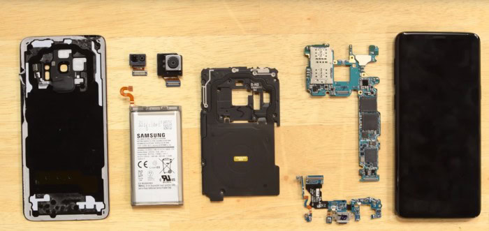 Galaxy S9 teardown iFixit