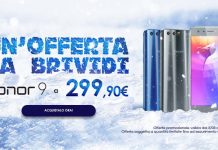 Honor 9 a 299 euro