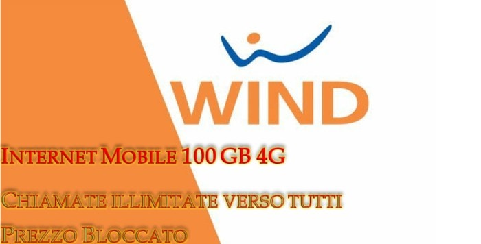 Offerta Wind 100GB