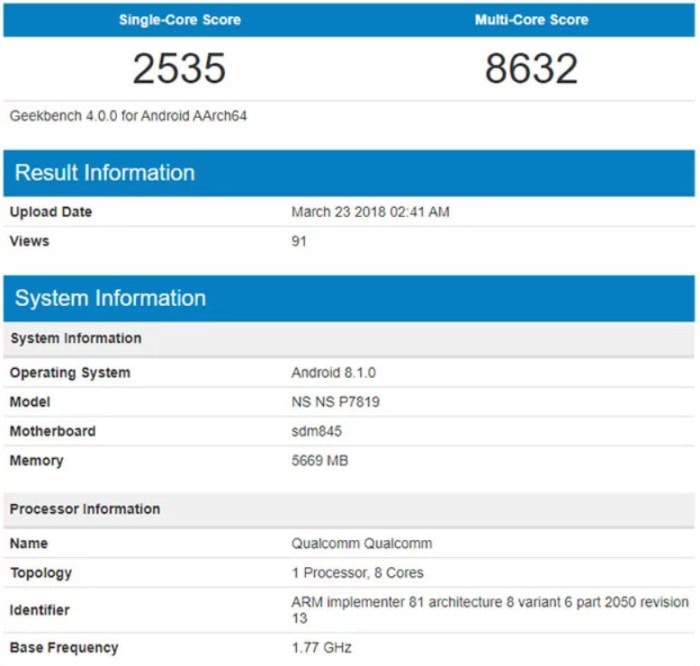 OnePlus 6 Benchmark