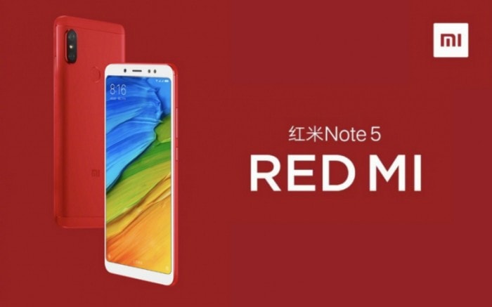 Xiaomi Redmi Note 5 si tinge di rosso