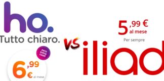 Ho Mobile vs Iliad