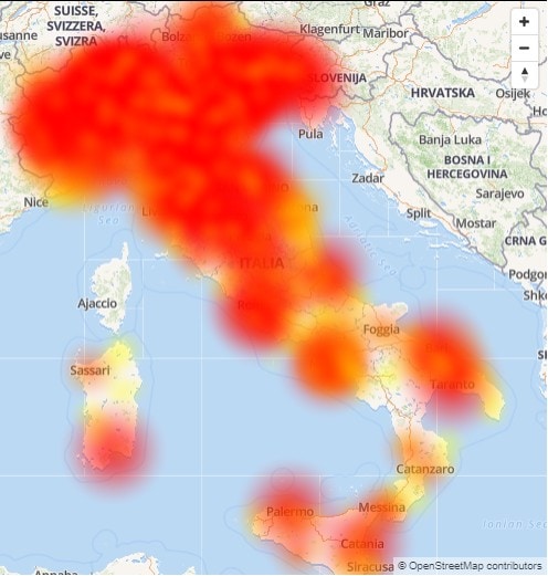 3 italia non funziona al Sud