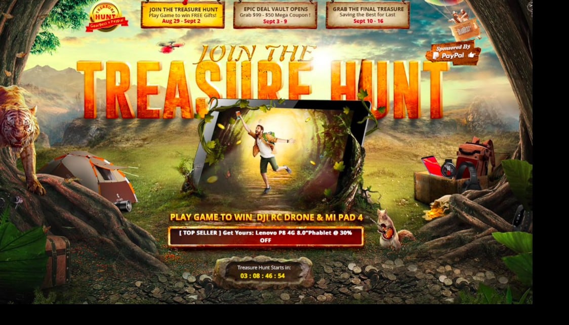 Gearbest Treasure Hunt