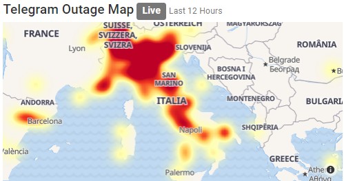 telegram down 7 agosto 2018