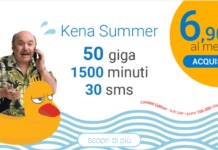 Kena Mobile: ritorna la Summer 50 GB a 5,90 euro per gli ex-clienti