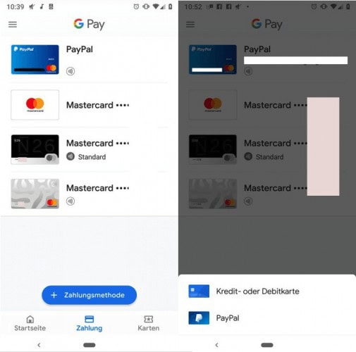 Google Pay Paypal