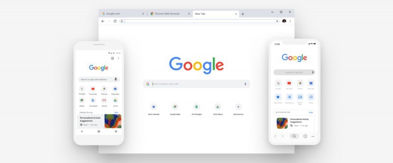 Google Chrome UI