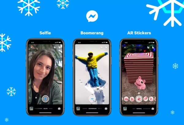 aggiornamento Facebook Messenger fotocamera