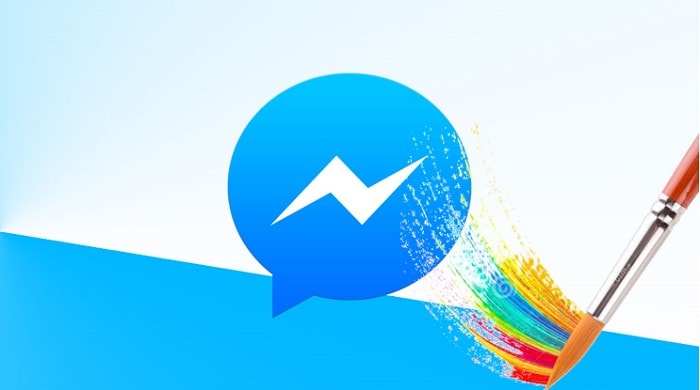 Facebook Messenger tema scuro