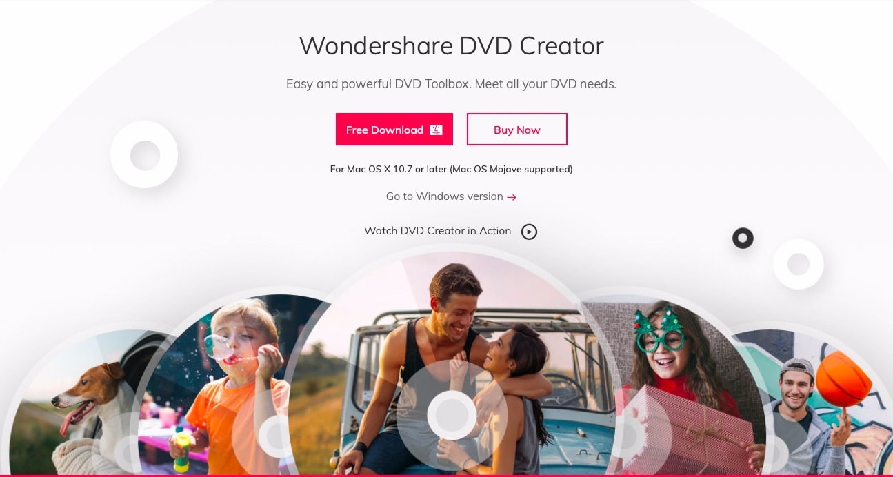 wondershare dvd creator