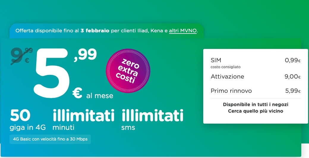 ho. mobile scadenza offerta