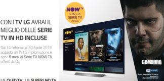 LG regala a San Valentino sei mesi di Serie TV su NOW TV