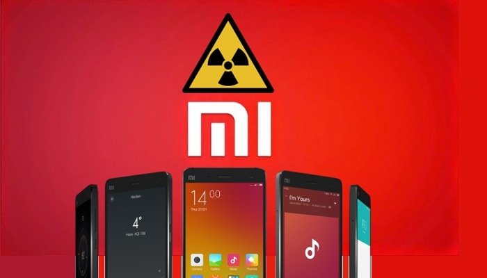 smartphone Xiaomi radiazioni