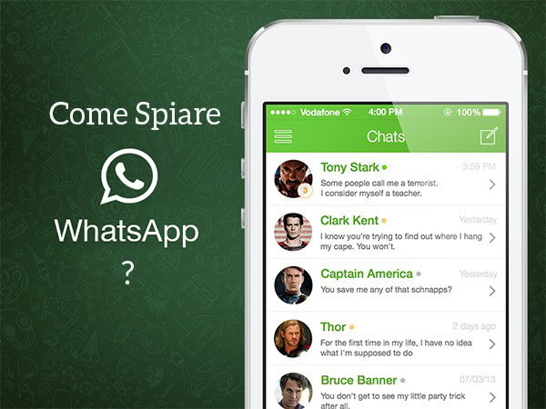 whatsapp come spiare le chat