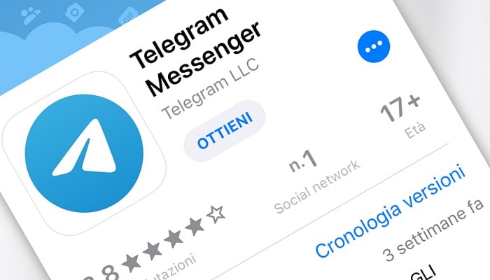 aggiornamento Telegram settembre