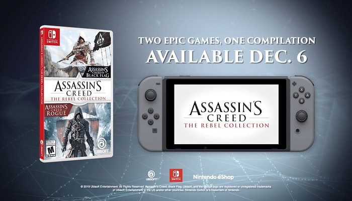 nintendo switch Assassin’s Creed rebel collection