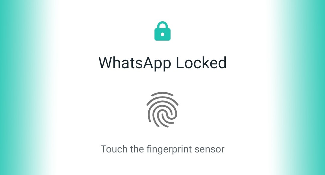 whatsapp fingerprint impronta digitale