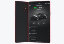 tesla smartphone