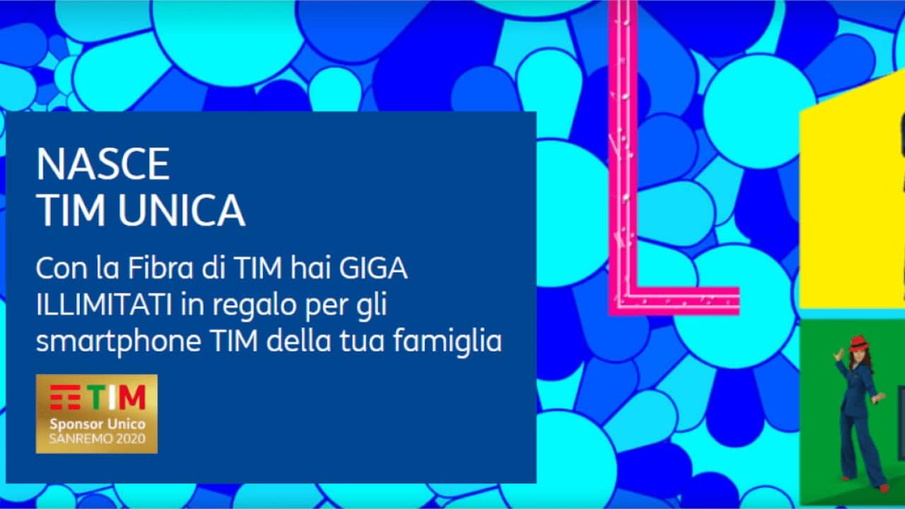 TIM Unica è ufficiale: giga illimitati per la famiglia e molto altro