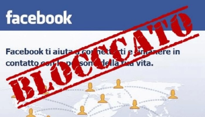 account facebook bloccato