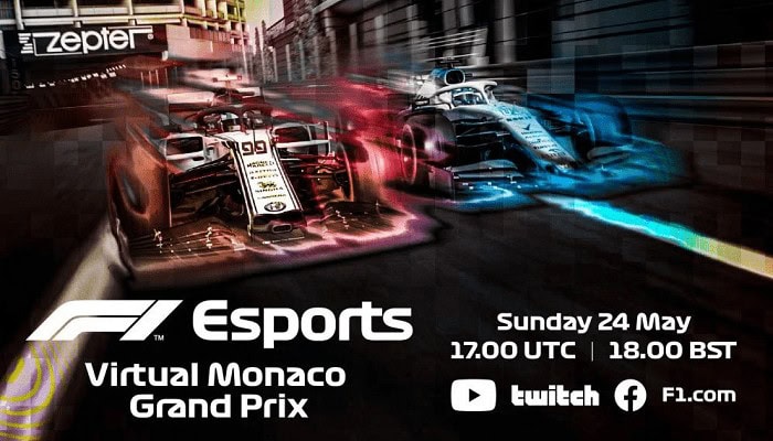 F1, Formula 1, Virtual GP, Ferrari, Mercedes, Williams, Monaco, Monte Carlo George Russell, Charles Leclerc