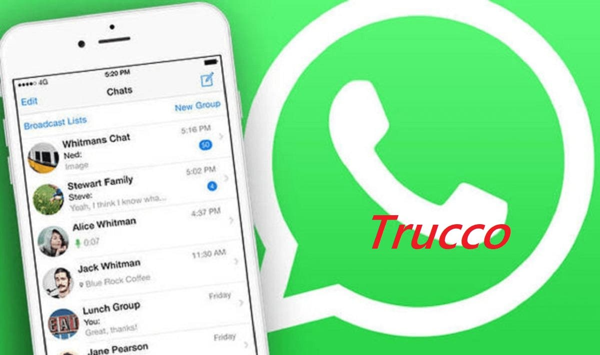 WhatsApp trucchi