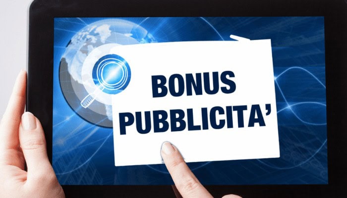 bonus pubblicità