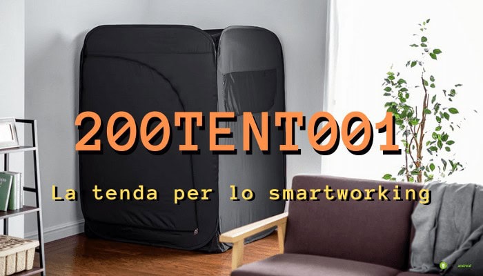 Smartworking: la tenda-scrivania che vi permetterà di lavorare a casa