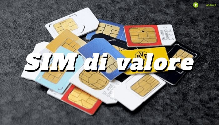 SIM preziose: controllate i vostri numeri, possono valere una fortuna