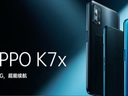 Oppo K7x ufficiale