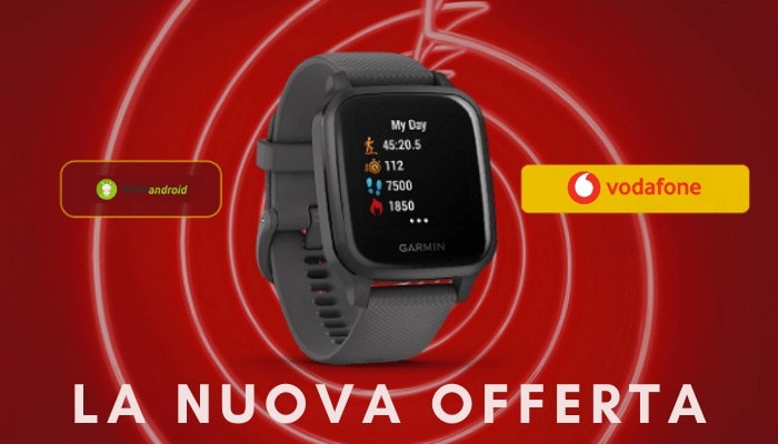 Vodafone: arriva l'offerta Infinito Sport Edition con Garmin Venu Sq