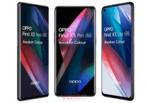 Oppo Find X3 Evan Blass render