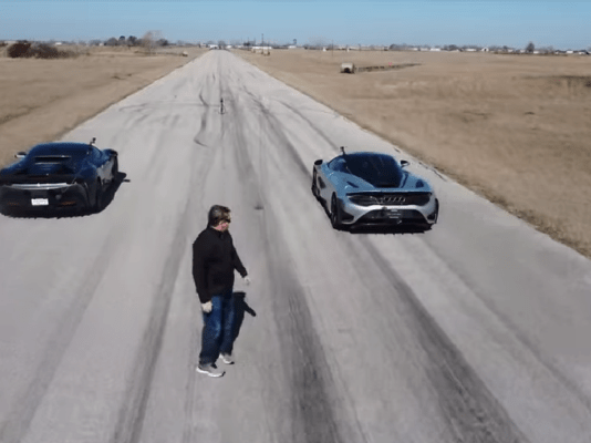 Ferrari, SF90 Stradale, McLaren, 765LT, drag race