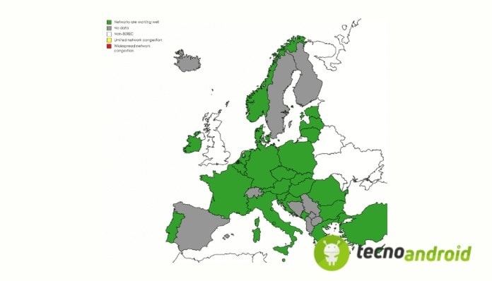 Connessione internet dati Berec 2021