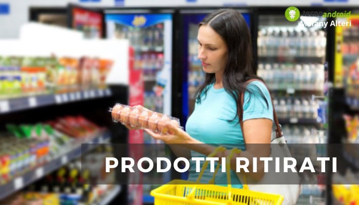 Prodotti ritirati: ossido di etilene e data di scadenza errati su molti alimenti, quali?