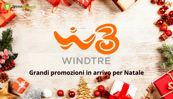 Wind Tre: a Natale anche le compagnie telefoniche sono più buone, ecco le grandi promo