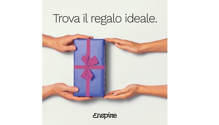 Enspire, regali, Natale, startup