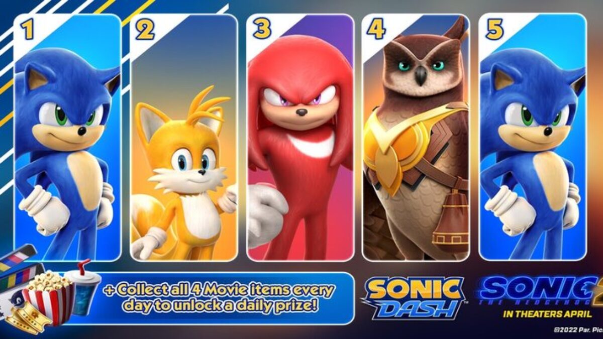 L'evento di gioco Sonic Dash aggiunge i personaggi delle