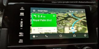 visualizzazione satellitare google maps android auto