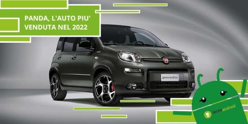 Auto, in cima all'elenco delle più vendute nel 2022 c'è la Panda