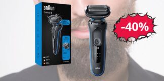 Rasoio elettrico Braun Series 5 in offerta BOMBA su Amazon (-40%)