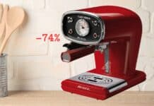 Offerta BOMBA di Ariete, macchina perf caffè scontata del 74% (-300€)