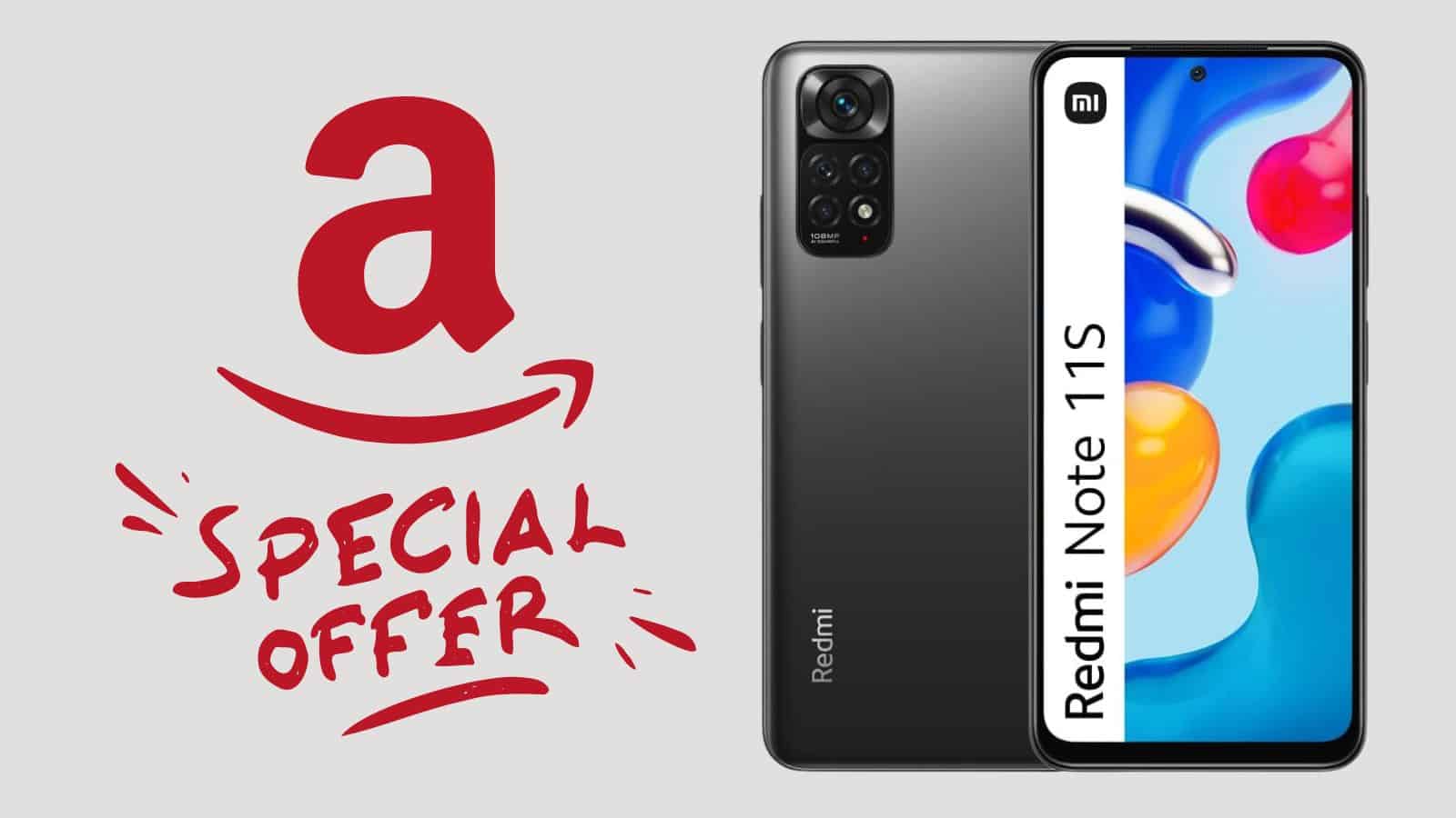 Xiaomi Redmi Note 11S offerta Amazon